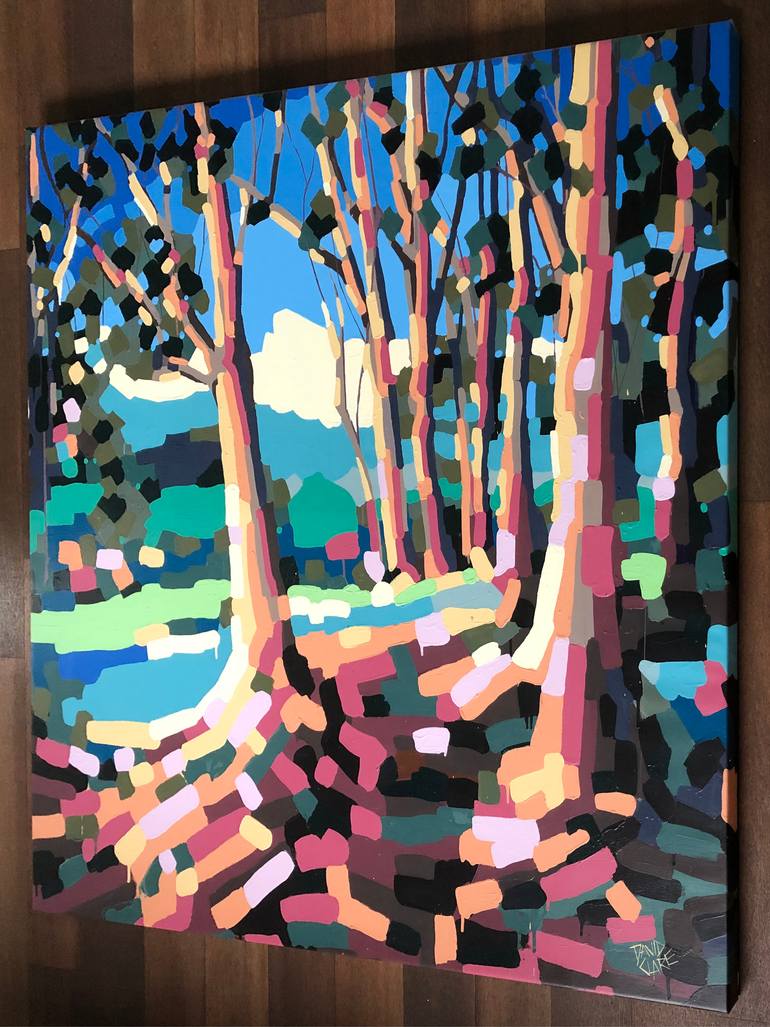 Original Contemporary Landscape Painting by David Clare