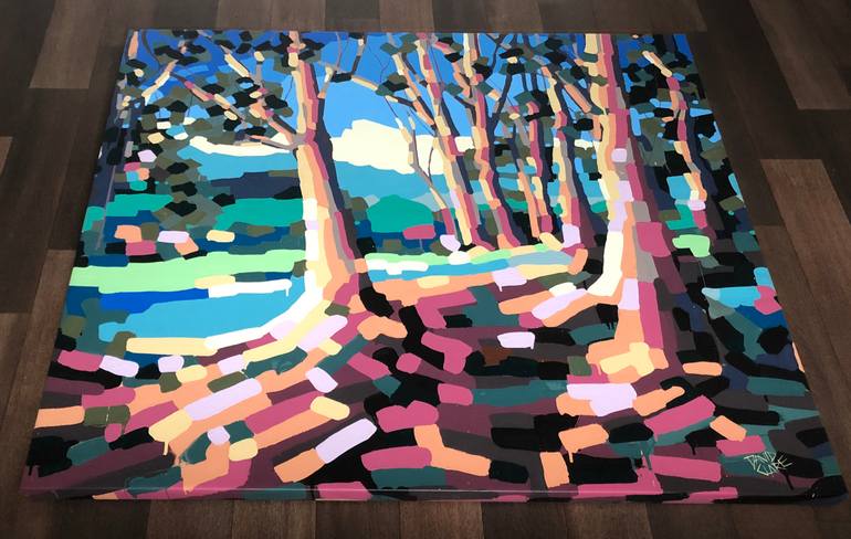 Original Contemporary Landscape Painting by David Clare