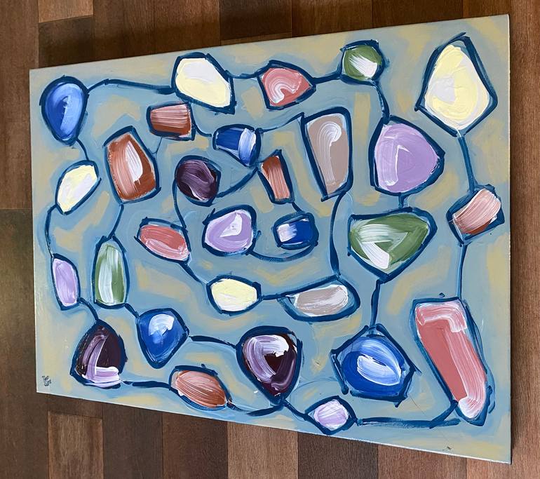 Original Contemporary Abstract Painting by David Clare