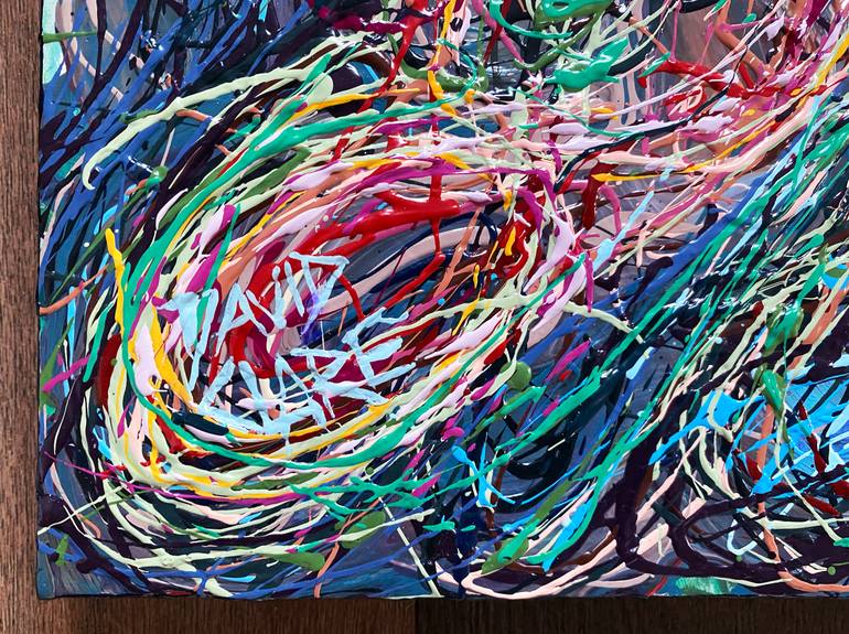 Original Abstract Expressionism Abstract Painting by David Clare