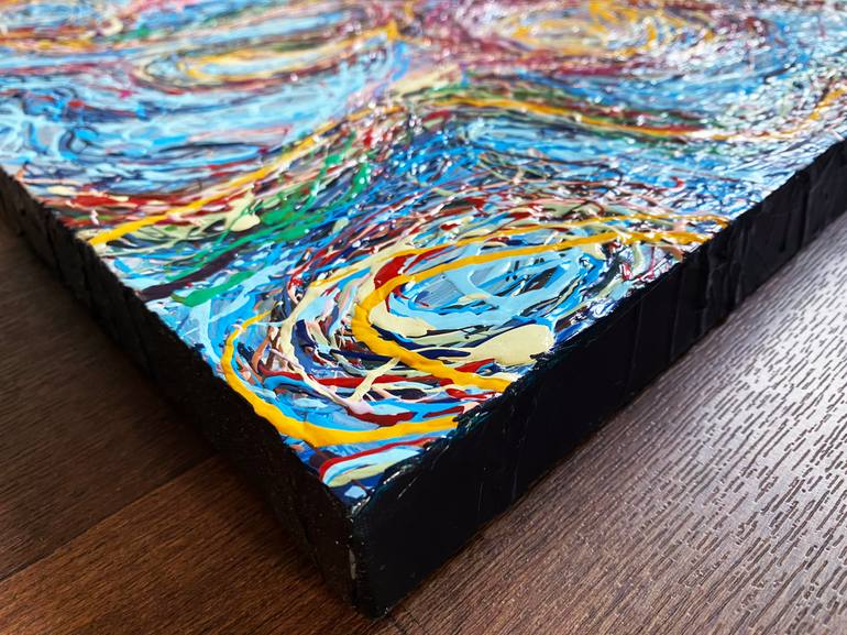 Original Abstract Expressionism Abstract Painting by David Clare