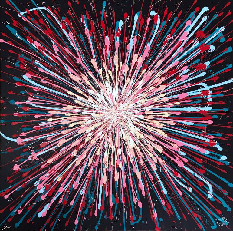 Cherry Bomb Painting by David Clare | Saatchi Art