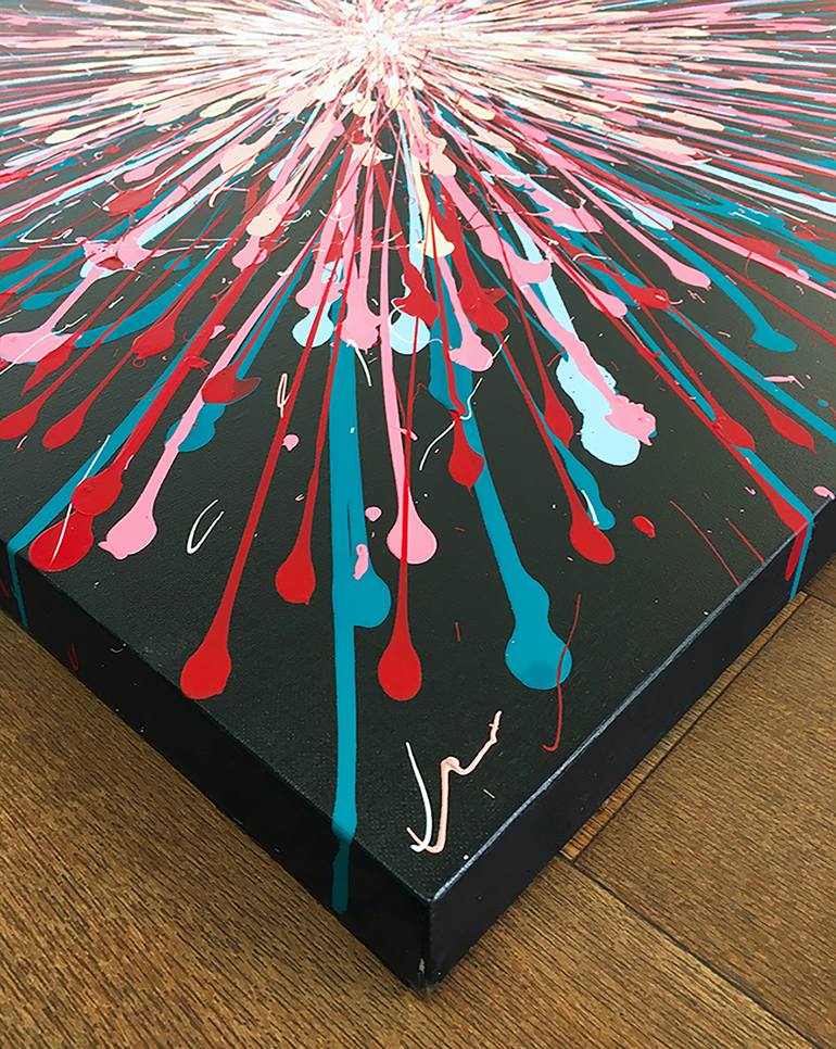 Cherry Bomb Painting by David Clare | Saatchi Art