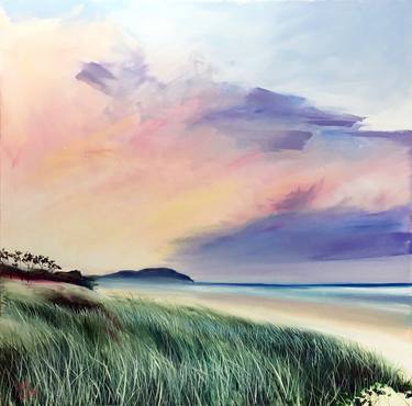 Print of Impressionism Beach Paintings by David Clare
