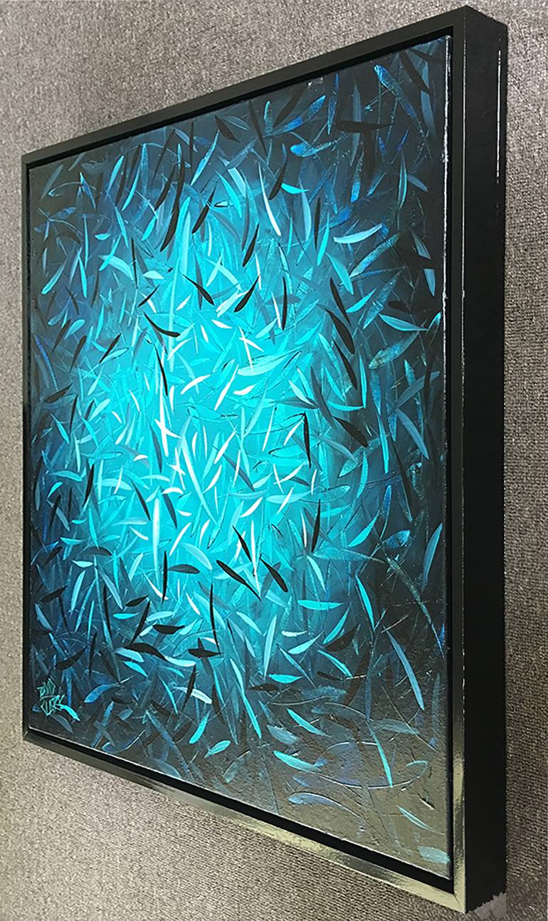 Original Abstract Animal Painting by David Clare