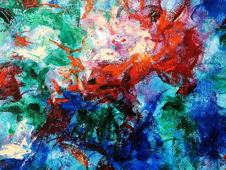 Original Abstract Expressionism Abstract Painting by David Clare