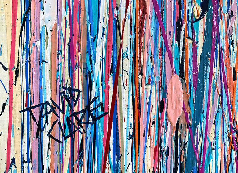 Original Abstract Expressionism Abstract Painting by David Clare