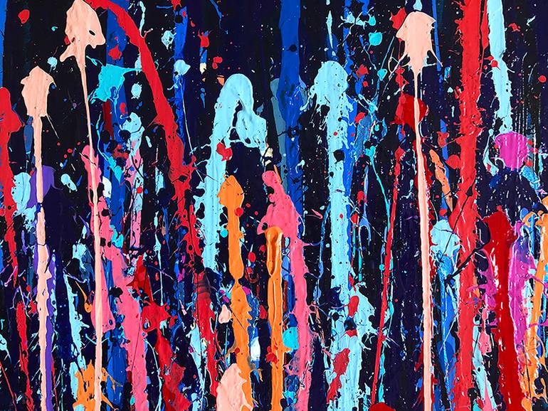 Original Abstract Expressionism Abstract Painting by David Clare