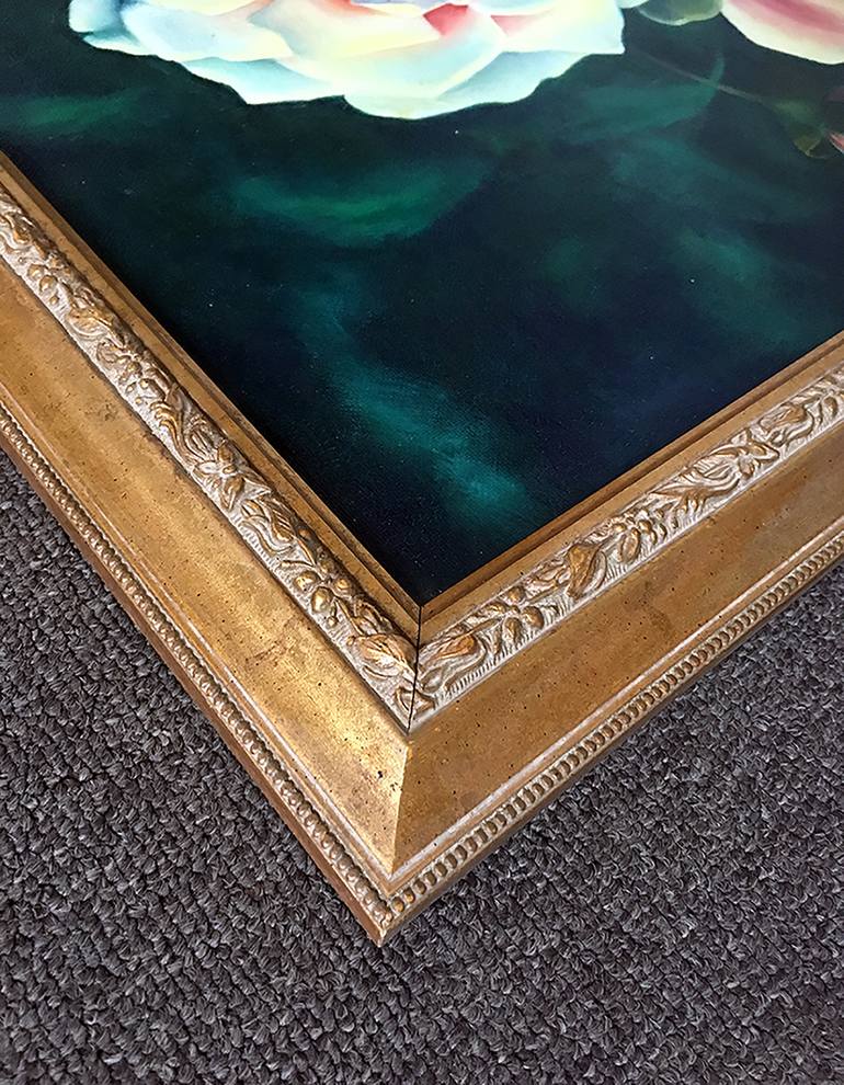 Original Folk Botanic Painting by David Clare