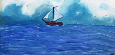 Original Sailboat Paintings by Francisco Vidal