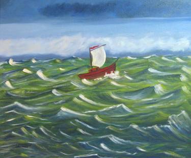 Original Boat Paintings by Francisco Vidal