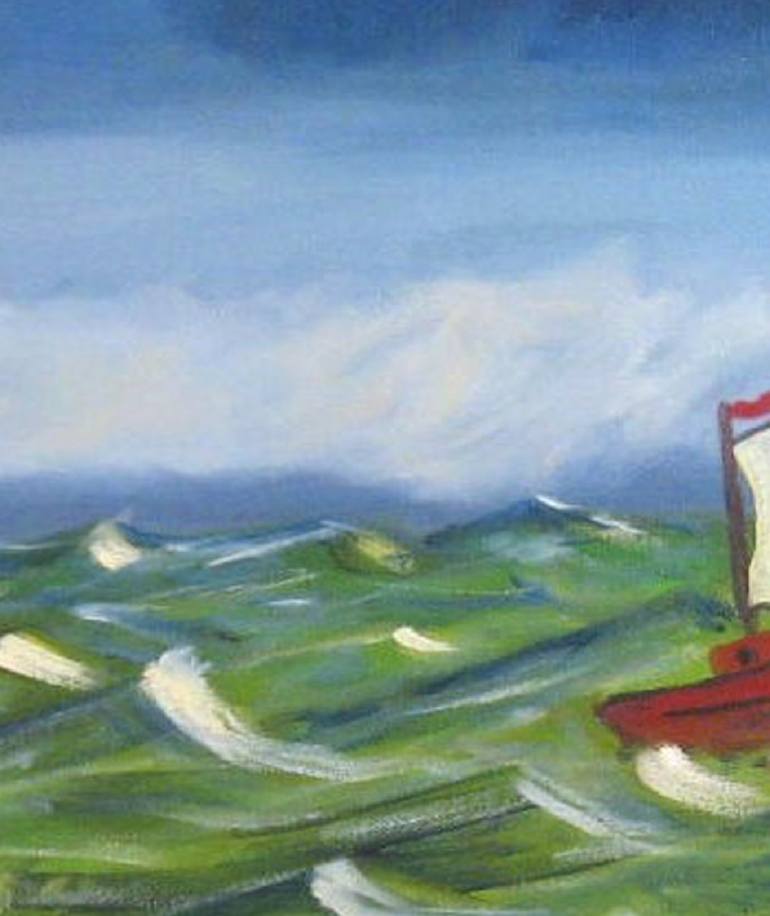 Original Figurative Boat Painting by Francisco Vidal