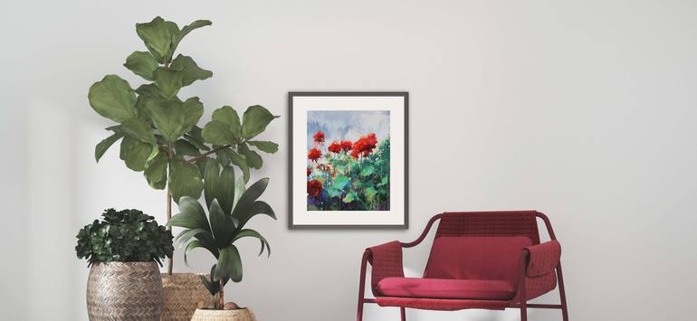 Original Floral Painting by Evgenia Ocell