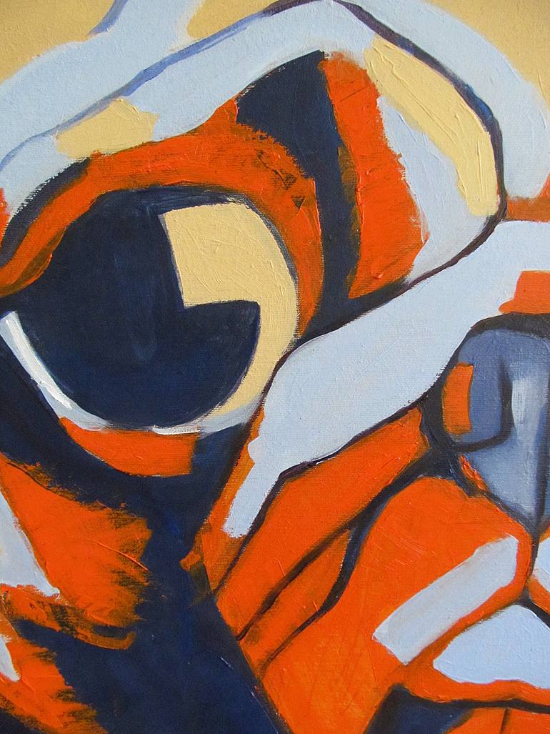 Original Art Deco Animal Painting by Natali Chovgan