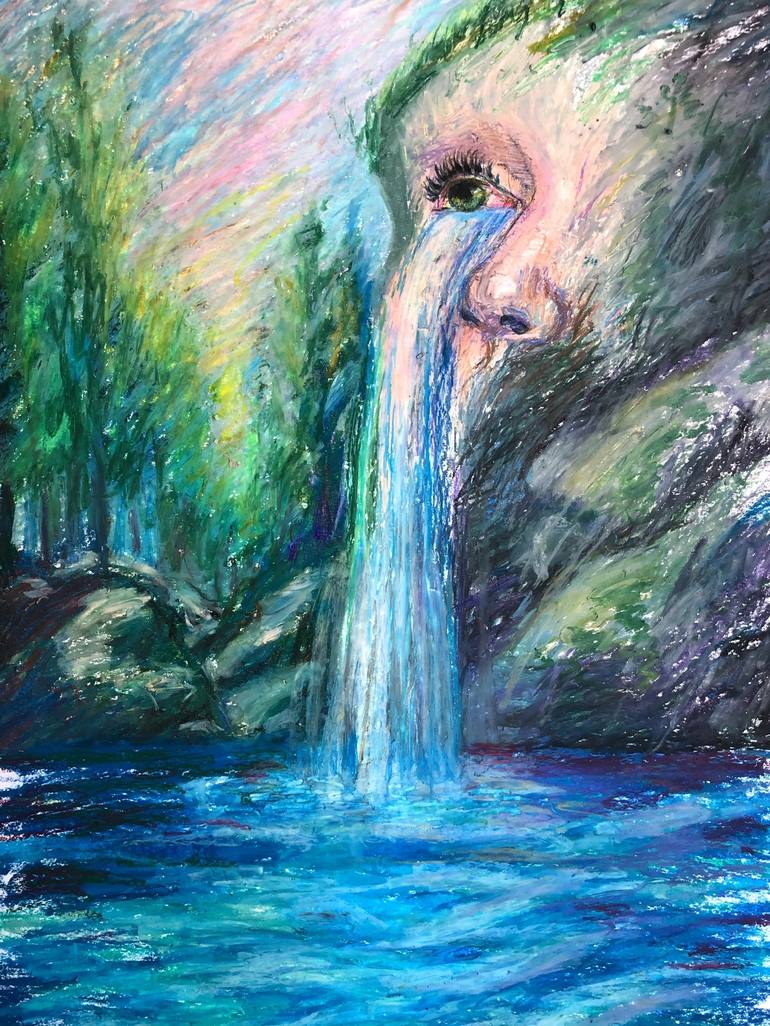 Crying nature Drawing by Vladyslava Cherepko Saatchi Art