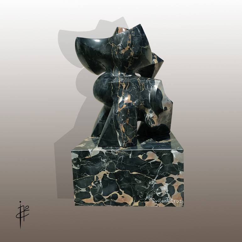 Original Fine Art Abstract Sculpture by Svilen Petrov