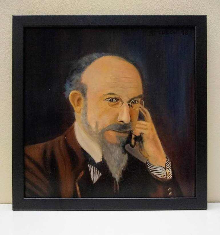 Original Portraiture People Painting by Gabriele Cuccu