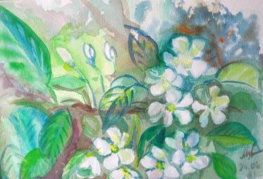 Original Impressionism Floral Paintings by MARIA MEDVEDEVA