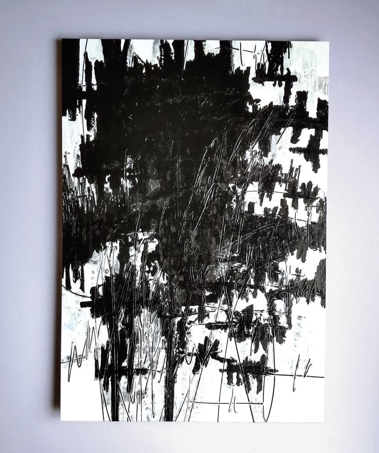 Original Conceptual Abstract Painting by Yu-Ki Tanimura