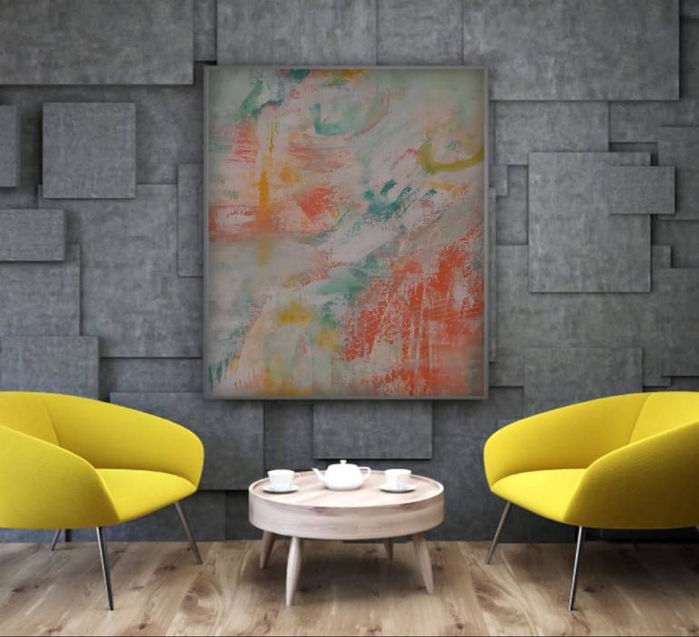 Original Abstract Painting by Laura Carmen Todoran