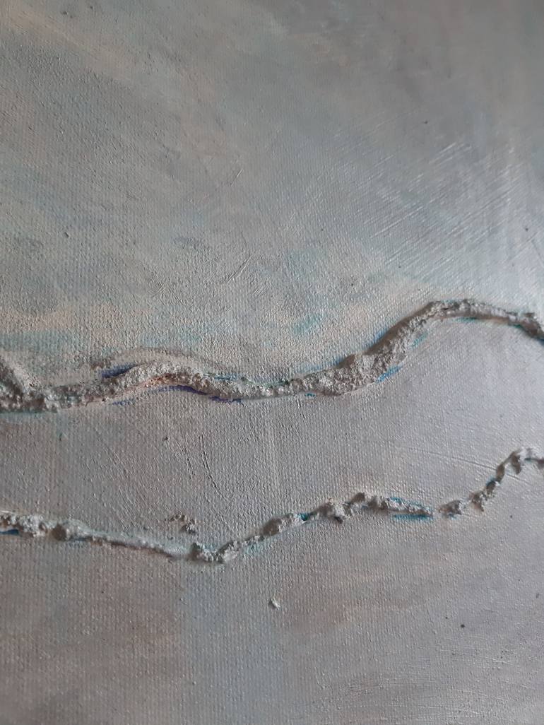 Original Minimalism Abstract Painting by Laura Carmen Todoran
