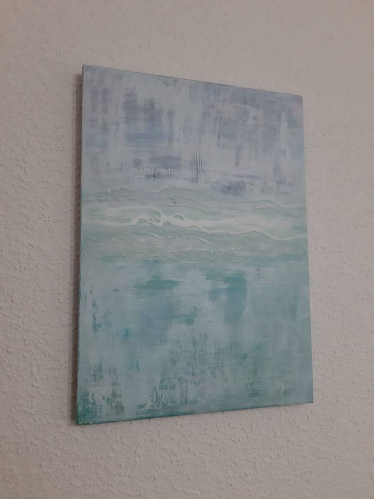 Original Minimalism Abstract Painting by Laura Carmen Todoran