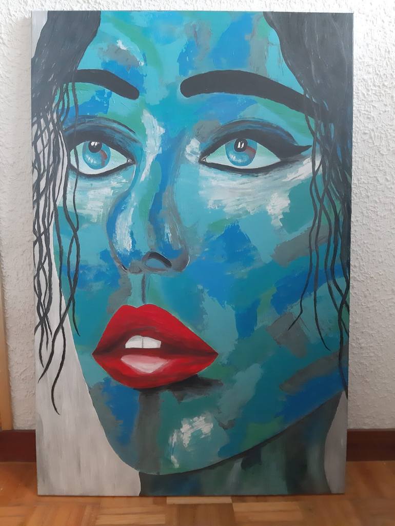 Original Women Painting by Laura Carmen Todoran