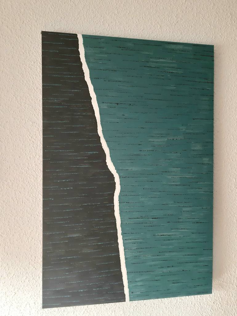 Original Minimalism Abstract Painting by Laura Carmen Todoran