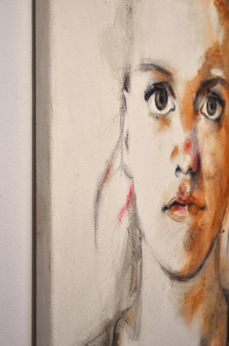 Original Figurative People Painting by Alzbeta Muller