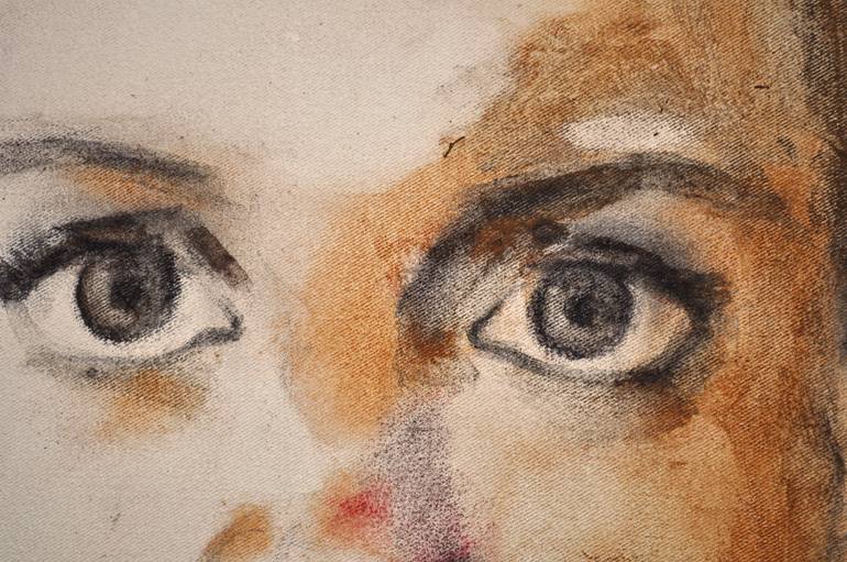 Original Figurative People Painting by Alzbeta Muller