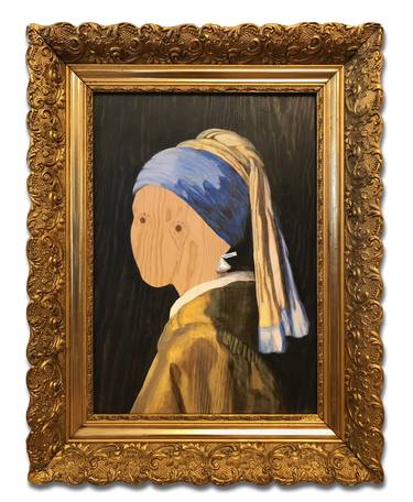 From The Missing Women Series: Vermeer's Muse With A Pearl Earring. thumb