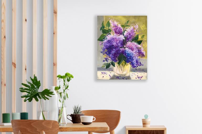 Original Floral Painting by Anna Stratovich