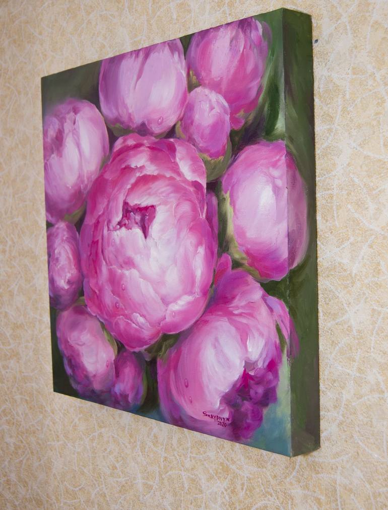 Original Floral Painting by Anna Stratovich