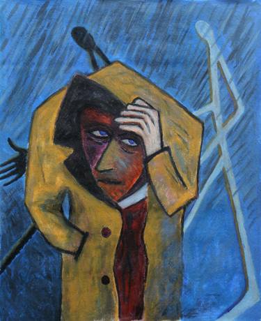 Giacometti in the Rain thumb