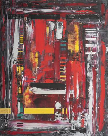 Original Abstract Expressionism Abstract Paintings by Stephen Wessells