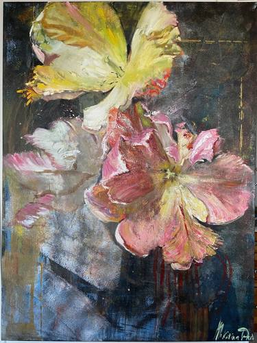 Print of Impressionism Floral Paintings by Daria Nikitenko