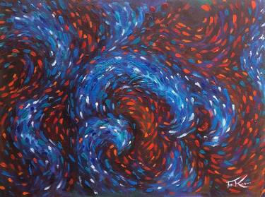 Original Abstract Expressionism Abstract Painting by Pranav .