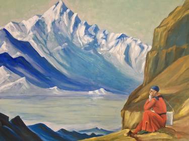 N. Roerich on the Himalayas thumb