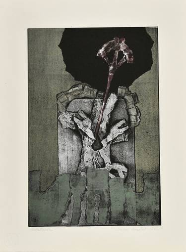 Print of Figurative Religion Printmaking by Erzsebet Mezei