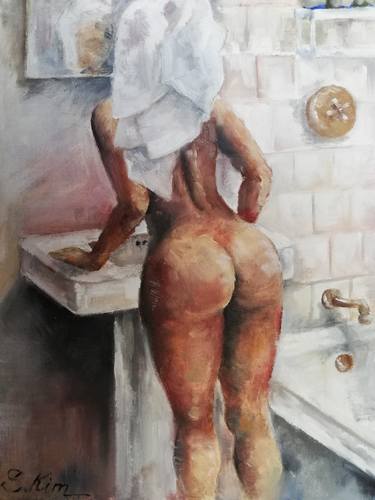 Print of Fine Art Erotic Paintings by Stella Kim