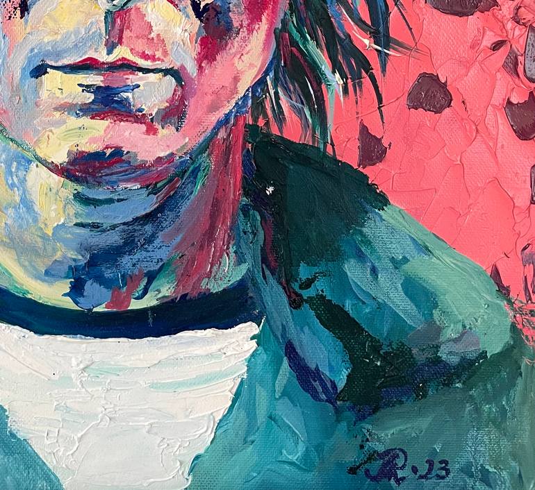 Original Figurative People Painting by Liudmyla Riabkova
