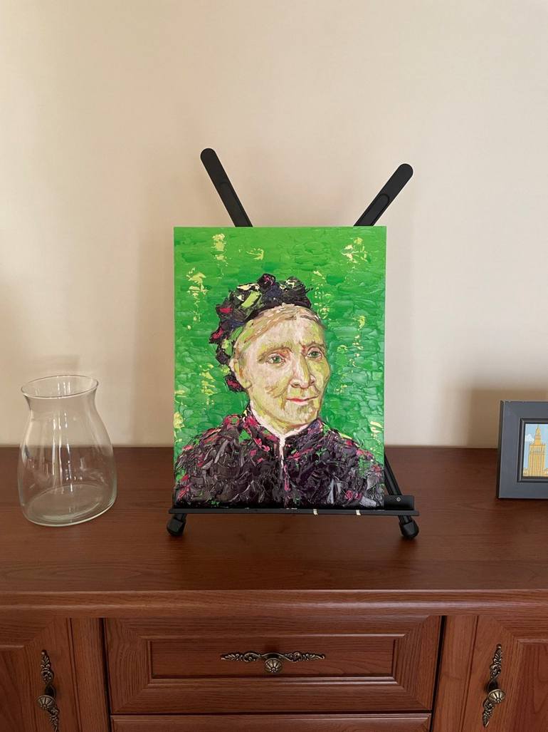 Original Impressionism People Painting by Liudmyla Riabkova