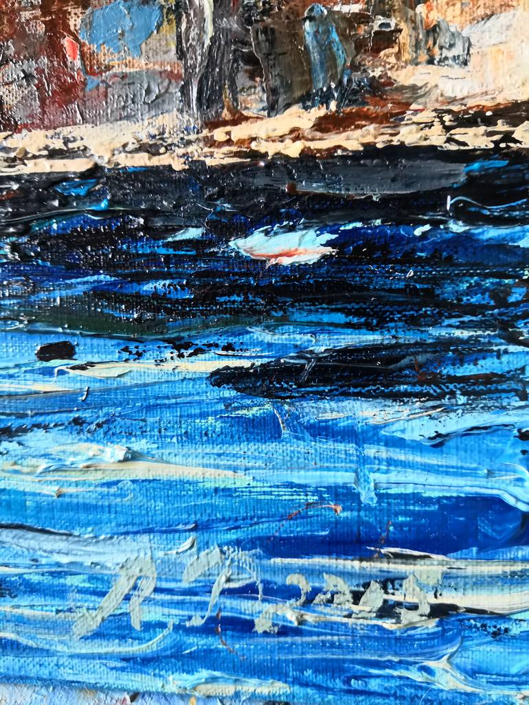 Original Impressionism Landscape Painting by Liudmyla Riabkova