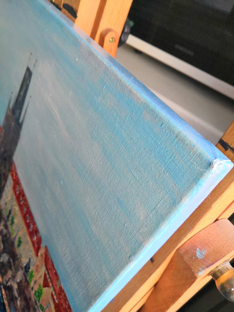 Original Impressionism Landscape Painting by Liudmyla Riabkova