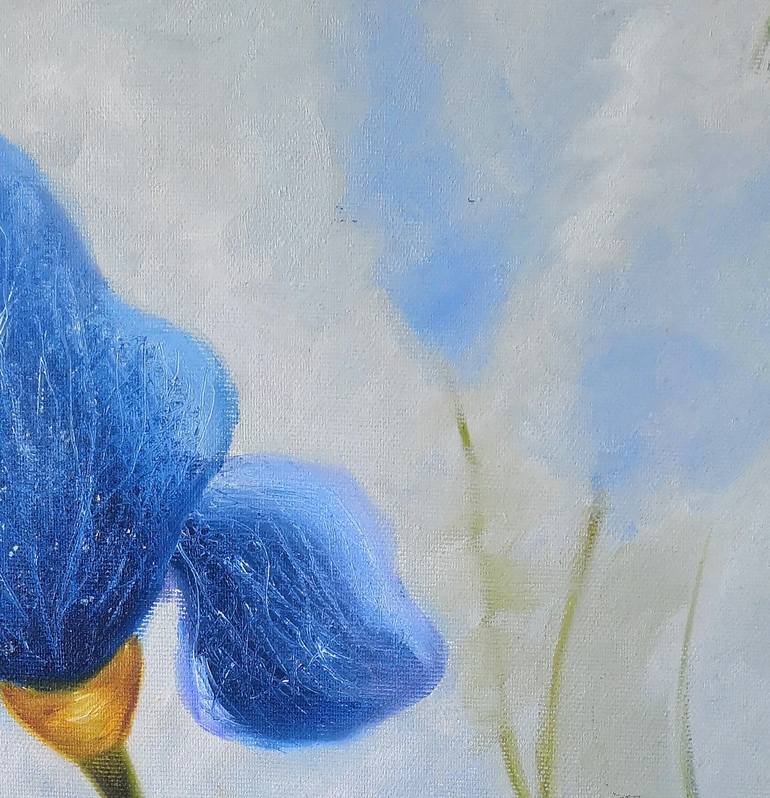 Original Impressionism Botanic Painting by Liudmyla Riabkova