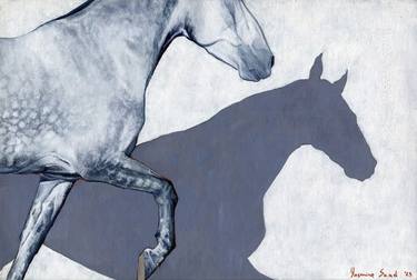 Original Figurative Horse Paintings by Yasmine Saad