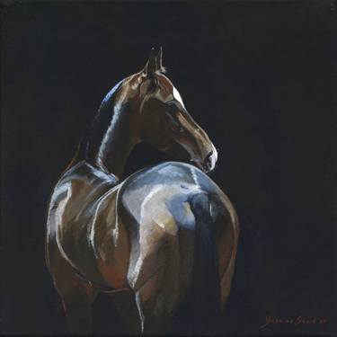 Original Fine Art Horse Paintings by Yasmine Saad