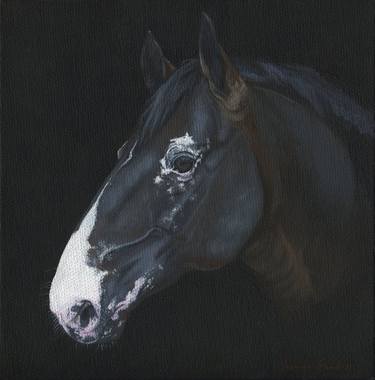 Original Minimalism Horse Paintings by Yasmine Saad