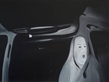 Original Figurative Automobile Paintings by Marek Kucharski