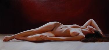 Original Nude Painting by Zoriana Petriv